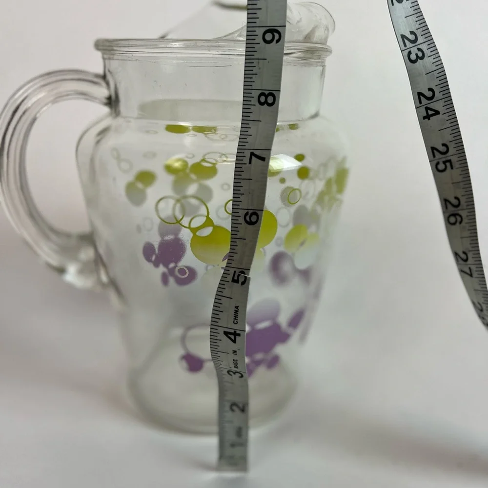 Atomic Dot Bubble Mid century modern Drink Pitcher Vintage - Picture 6 of 7